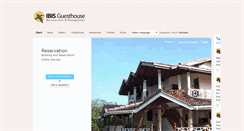 Desktop Screenshot of guesthouse-ibis.de